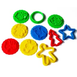 Plasticine Model Playdough Tools Set for Kids 3D Syringe Roller Impression Moulds Play Dough Tools Kit Clay Craft Toys Gift