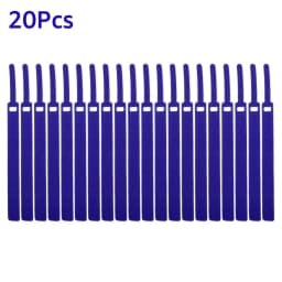 Cable Organizer Wire Winder Holder for Earphone Headphone Mouse Cord Aux USB Cable Management Wire Ties Cable Protector 20Pcs