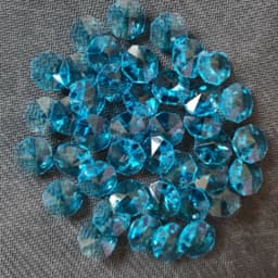 200pcs 14mm 2 hole Crystal Glass Octagon Beads For Chandeliers Parts Crystal Curtain Accessories Home Living Decoration