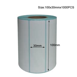 19 sizes Label stickers barcode Sticker label for Zebra Paper Adhesive Sticker Supermarket Blank sticker