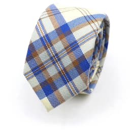 Men's Check Stripe 6cm Tie 100% Cotton Neckties Gift For Man Plaid Series Wedding Party Gift Accessories Women's Anime Tie
