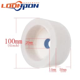 Ceramic Grinding Cup Corundum 4inch/5inch/6inch Abrasive Cup for Polishing Grinding Marble Metals Ceramics 1Pc