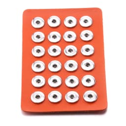 2022 New High Quality Snap Jewelry Display Board Fit 18mm Snap Buttons Jewelry Black Flannel PVC Snap Display Holder