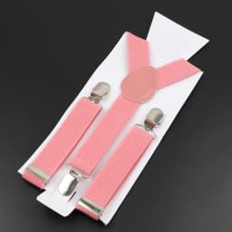 Hot Sale Solid Color Elastic Leather Children Suspenders Adjustable Straps For Kids Boy Girl Shirt Pants Skirt Classic Accessory