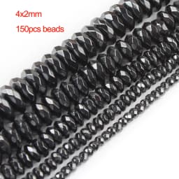Natural Stone Hematite Beads Flat Round Disc Oval Heart Square Circle Loose Spacer Beads For Necklace Bracelet Making
