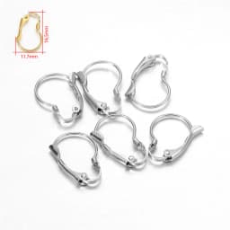 20-50pcs Gold Stainless Steel Hypoallergenic Earring Hooks Fish Earwire Earrings Clasps Earring Wires For Jewelry Maki
