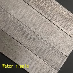 1piece Damascus Steel DIY Knife Making Material Rose Sandwich Pattern Steel Knife Blade Blank Has Been Heat Treatment