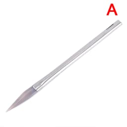 1Pcs Agate Burnisher Polishing Knife Edge With Bamboo Handle Jewelry Making Tools