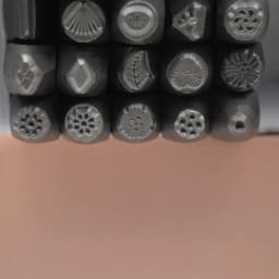 Flower Stamps Metal Design Stamp Steel Hand Punch for Jewelry Crafts