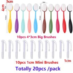 Wholesale Flat /Angled Detailed Blending Brushes Large Small Smooth Blending Brushes Ink Application Tool for DIY Cards Making