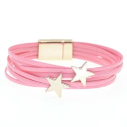 WELLMORE Leather Bracelets for Women Simple Star Multilayer Wide Wrap Bracelet 6 Size 18 Colors Female Jewelry Wholesales