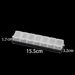 Transparent Plastic Storage Jewelry Box Compartment Adjustable Container For Beads Earring Box For Jewelry Rectangle Box Case