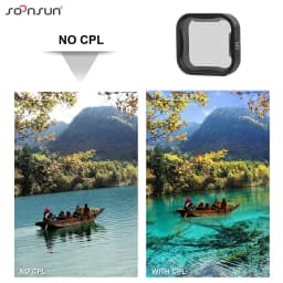 SOONSUN CPL ND8 ND16 ND32 Polarizer Filter for GoPro Hero 7 6 5 Black Go Pro Red Color Lens ND Filter Kits Camera ND Filters