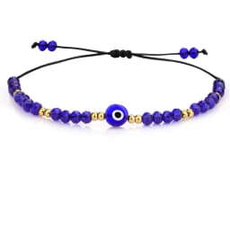 Turkish Evil Eye Bracelet Sets Colorful Crystal Resin Bead Rope Chain Eyes Lucky Couple Male Bracelets for Women Charm Jewelry