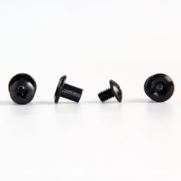 24pcs Black Tactical Chicago Screws Slotted Posts and Cross Head Screw DIY Kydex Leather Holster Sheath