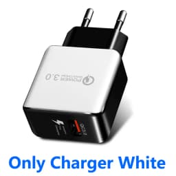 Quick Charger 3.0 USB Charger For Samsung A51 A71 A90 A32 A22 5G Huawei P40 P30 P20 QC 3.0 Fast Wall Charger USB C Type C Cable