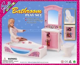 for 30cm doll kitchen dollhouse Furniture kitchen table refrigerator set girl toy for 30cm accessories house
