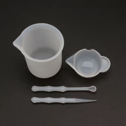 4Pcs Reusable Washable Silicone Resin Kit Mixing Measuring Divided Cups Tools Kit Sticks Spoon UV Epoxy Resin Jewelry Tools