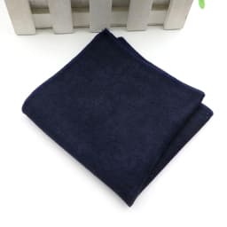Solid Soft Microsuede Handkerchiefs Woven White Pink Red Blue Pocket Square Mens Casual Square Pockets Handkerchief Towels