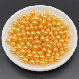 4 6 8 10mm Imitation Pearl Acrylic Beads Loose Spacer Round Bead Necklace Bracelet Pendant Earrings Jewelry Making DIY #Ro