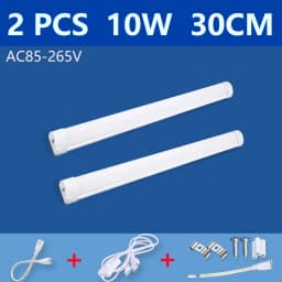Led Bar Light Profile 10W 20W Led Strip T5 Tube Kitchen Indoor Lighting 30cm 50cm Wall Lamp Lights for Kitchen Cabinet AC85-265V