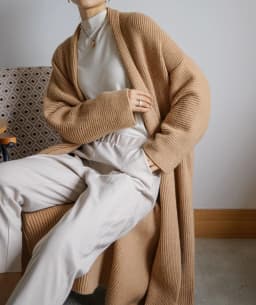 LMQ NEW 2020 Fall Winter Women Long Warm Wild Loose Knitted Cardigan Ladies Elegant Oversize Sweaters Fashion Thick Coat