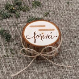 Custom Ring Box Personalized Wedding Valentines Engagement Wooden Ring Bearer Box Jewelry Boxes Ring Boxes