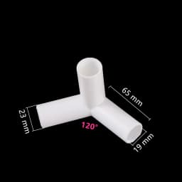 19mm PVC Straight Elbow Cross Connector Joint 60 90 120 135 Degree Tee Connector PVC Pipe Fitting DIY Tent Fixed Fittings