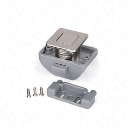 5PCS KAK Camper Car Push Lock 26mm RV Caravan Boat Motor Home Cabinet Drawer Lock Keyless Push Button Latch Furniture Hardware