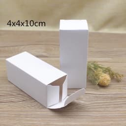 10pcs Multi Size Rectangular 4*4*12 16 10cm Packaging Box Packaging Folding Boxes For Essential Candle Gift Oil Bottle Package