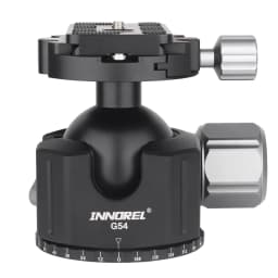 INNOREL G54/G44/G36 Professional Tripod Head Low Center Gravity Ball Head Ballhead Panoramic Arca Swiss QR Plate for DSLR Camera