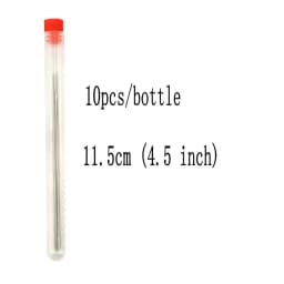 10pcs Stainless Steel Big Eye Curved Beading Needles Easy Jewelry Making Tools for Beads and Pearls Thread String Cord 5 Sizes