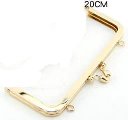 Buds head delicate No hole screw purse frame 10/12.5/15/18/20CM golden DIY Handmade kiss lock bag coin purse