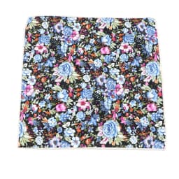 New Floral Pocket Square Gift Set Handkerchief 100% Cotton Hankie Printing Women&Men Casual Party Gift Tuxedo Bow Tie Accessory