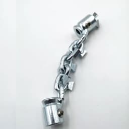 LEADFEN with drill-head sewer tiger chain DN32-40mm tube drill bit 6mm flexible push snake cable Diving knife