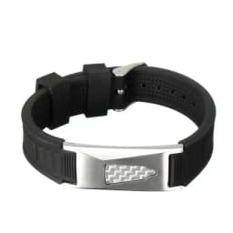 7 in 1 Titanium Silicone Magnetic Energy Armband Power Bio Bracelet Health Pain Relief Magnet Health Bracelet Bangle 3000 Gauss