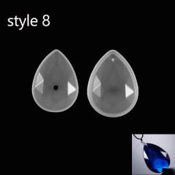 1pcs Silicon Casting Mold For UV Resin Necklace Pendant Epoxy Resin For DIY Jewelry Finding Making Tools Supplies Accessories