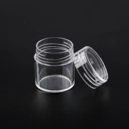 12pcs/lot Plastic Round Jewelry Box Compartment Transparent Container Earring Box Jewelry Box Case for Jewelry Display & Packagi