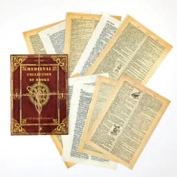 10pcs/pack Large Size Medieval Vintage material Paper Dairy DIY Scrapbooking Album Decoration Paper Office Supplies