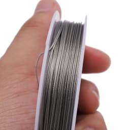1 Roll/lot 0.3-1.0mm Wear Resistant Strong Line Stainless Steel Tiger Tail Beading Wire For DIY Jewelry Making Finding Supplies