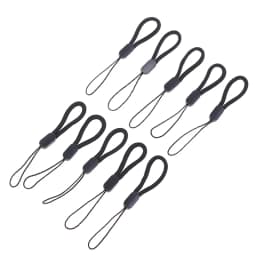 10pcs Hand Wrist Lanyard String Short Grip Lanyard Mobile Phone Strap for USB Flash Drive Keychain ID Badge Holder DIY Hang Rope