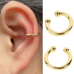 Fashion Ear Cuff Clip Earring Without Piercing Gold Silver Color Star Heart Chain Geometry Cartilage Earcuff Women Party Jewelry