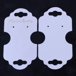 New 19 Style Paper Plastic Earring Ear Stud Ring Hang Tag Card Jewelry Show Display Packing Card Holder Packaging For Necklaces
