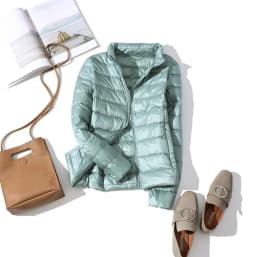 2024 Winter Ultra Light Duck Down Jacket Women Slim Short Coat Hooded Warm Female Portable Parkas Women's Down Jackets
