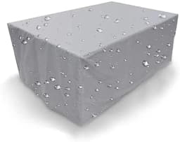 75 Sizes Furniture Waterproof Cover For Rattan Table Cube Chair Sofa Rain Garden Patio Protective Cover Black and Silver