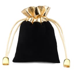 25pcs/lot Multi-size Gift Bag Drawstring Velvet Bags Gold Color Trim For Wedding Christmas Party Candy Jewelry Packing