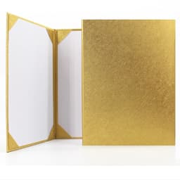 Gold/Silver Good Quality A4 Certificate Shell Wedding Ceremony