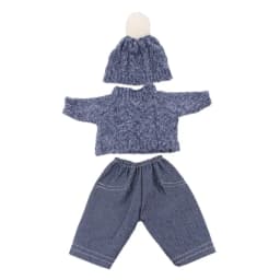 High Quality Uniform Sweater For 43cm Baby Doll Clothes Accessories And 18 Inch American Doll Girl's Toys Our Generation