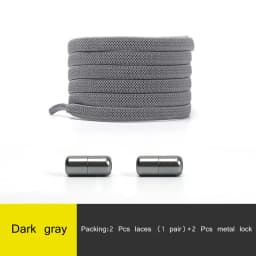 Multicolor Lock No Tie Shoe laces Elastic Sneakers Laces For Kids Adults and Elderly Quick Elastic Athletic Running Shoelace