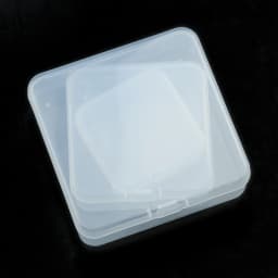 5/7/9CM Plastic Square 1 Grid Transparent Storage Box Earring Ring Jewelry Beads Kits Set Case Container Display DIY Accessories